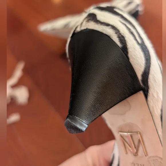 Tamara Mellon Zebra Patterned Heels - Picture 11 of 12
